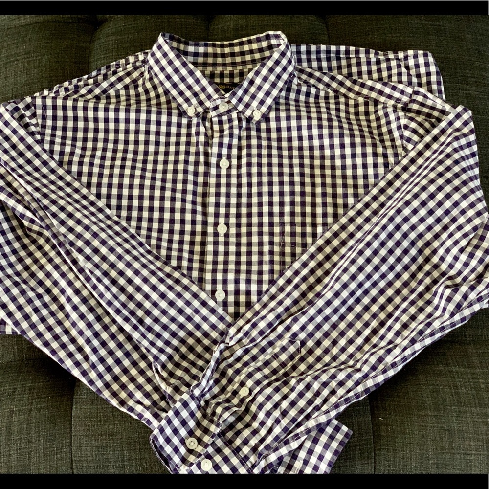 💥Buy2Get1Free Button down shirt L